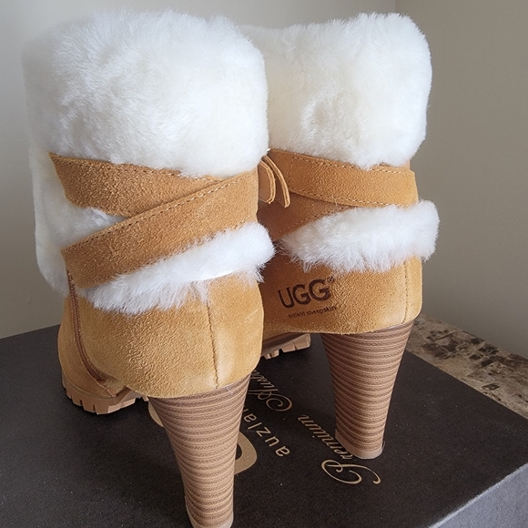 LKNW UGG Australia High Heel Boots Size 8 - Picture 3 of 12